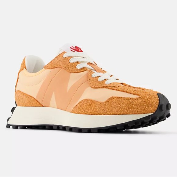 New Balance 327 Casual Women's Sneakers Shoes Peach Blossom ~ various sizes ~ - Picture 2 of 10